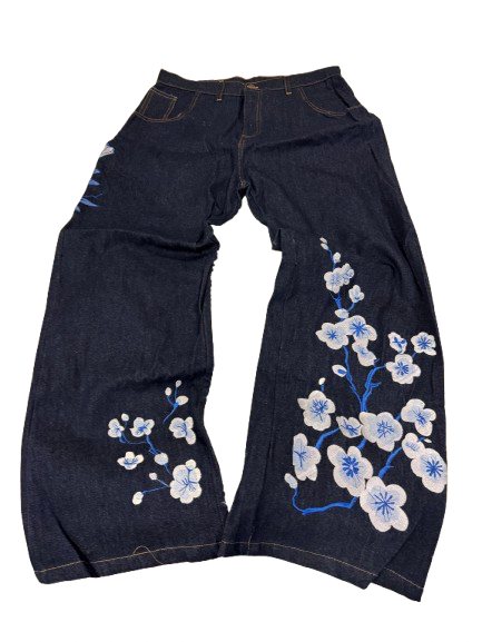 Blossom Doodle Denim